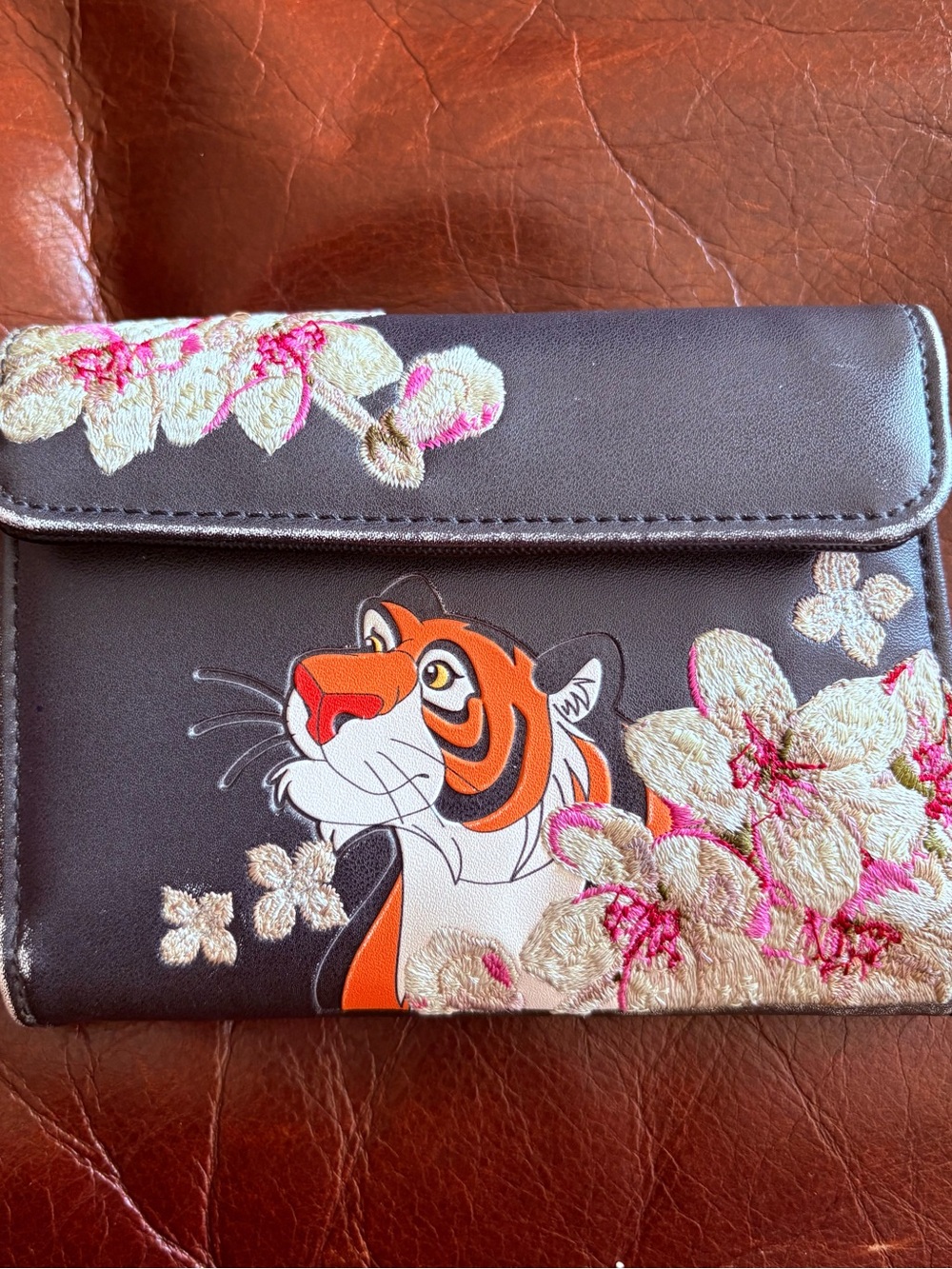 Disney -Tiger & Cherry Blossom Embroidered Wallet